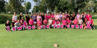 Swing For A Cure Donated Lawn Sign