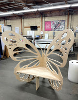 Wooden Butterfly Bench | Butterfly Chair