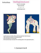 44" Large Pastel Unicorn Party Decoration | Birthday Party | Baby Shower