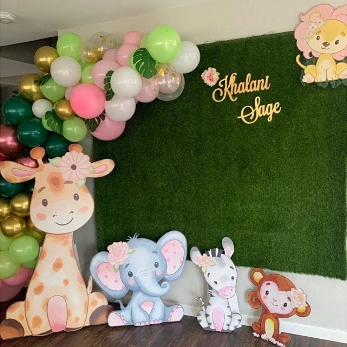 Safari Animal Decor I Safari themed birthday party I Safari baby showe ...