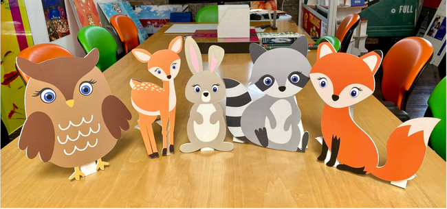Table Top Woodland Baby Shower Decor Kit | Forest Baby Shower