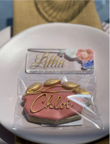 Clear Acrylic Name Plate For Wedding Table Decor | Personalized Acrylic Name Tag