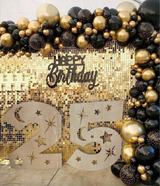 Custom Wood Numbers | Age with Stars and Moon Cutout