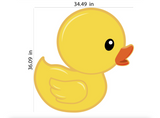 Large Yellow Rubber Ducky |  Baby Shower Ducky props