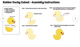 Large Yellow Rubber Ducky |  Baby Shower Ducky props