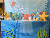 Under the Sea, theme birthday letters, Custom underwater theme letters, Under the Sea Decoration