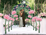 Unique Aisle Wedding Decoration | Baby shower decor | Outdoor Wedding Aisle Idea I Giant Flowers I Tea party decorations