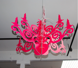 Unique Chandelier Decoration Custom Laser Cut | Custom Chandelier for Events I Wedding Decor. Bridgerton Prop