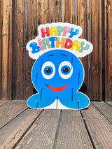 Donut Stand Display | Happy Birthday Sign