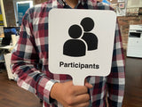Remote Learning Icon Paddles for Teachers Participants