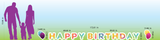 Happy Birthday Yard Cutout Dimensions