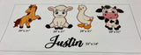 Farm Barnyard Animals Cutout | Birthday or Baby Shower Decoration