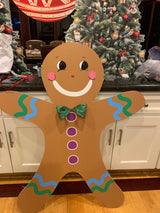 Gingerbread Cardboard Cutouts, Christmas decoration