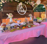 Circle "Oh Baby", "Oh Boy", "Oh Girl" Sign | Party Decoration