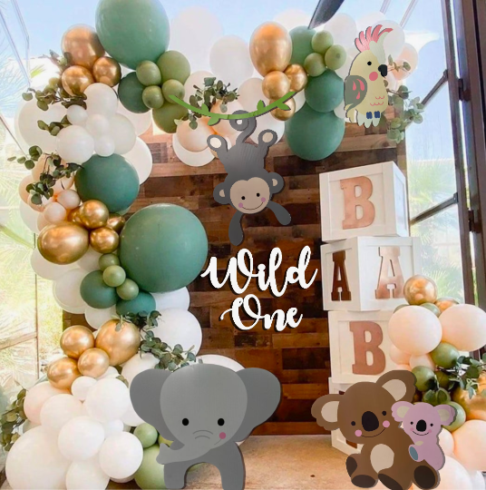 Cute Safari Shower Props, Australian Animals cutouts, Baby Koala shower