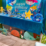 underwater party, sea creatures party decor