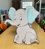 Safari Style Blue Baby Elephant