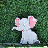Safari Style Pink Baby Elephant