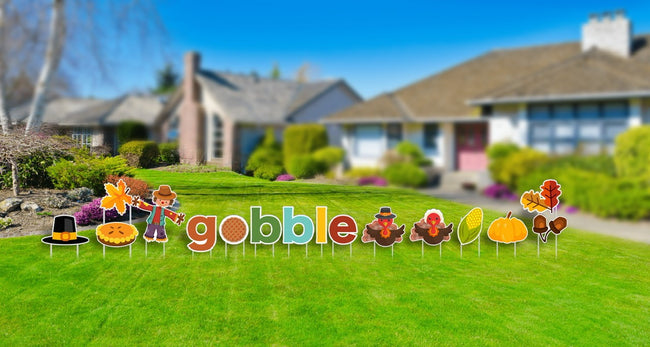 Thanksgiving Yard Decoration