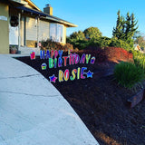 Happy Birthday Yard Sign