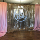 Circle "Oh Baby", "Oh Boy", "Oh Girl" Sign | Party Decoration