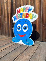 Donut Stand Display | Happy Birthday Sign