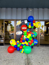 Rainbow arch Backdrop 4x8. ballon wall backdrop, Arch backdrop