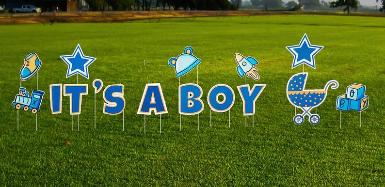 its a boy baby shower banner