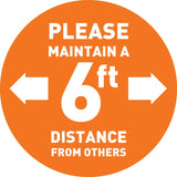 Custom Floor Decals (Pack of 5) | Social Distancing Floor Decals*