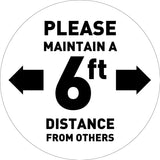 Custom Floor Decals (Pack of 5) | Social Distancing Floor Decals*