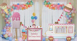 Ice Cream Birthday Party Decoration Kit | Customized Name | Easy Setup