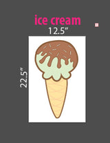 Ice Cream Birthday Party Decoration Kit | Customized Name | Easy Setup