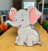 Safari Style Pink Baby Elephant
