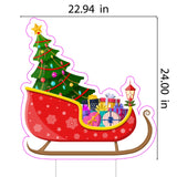 Santa Sleigh Cutboard