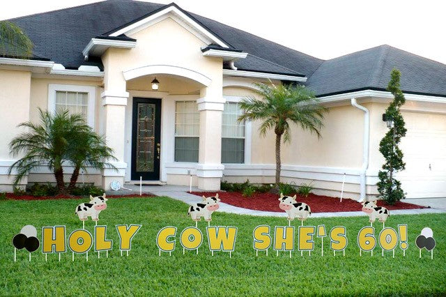She's 60 Birthday Yard Sign
