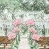 Decorating Your Ceremony Aisle with Printed Flowers