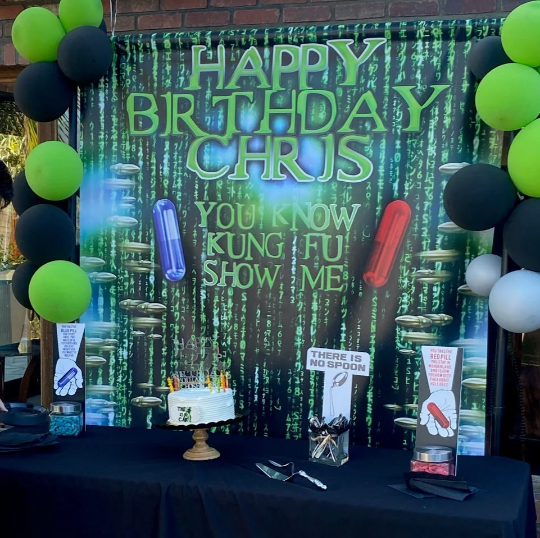 Matrix Themed Party Decorations