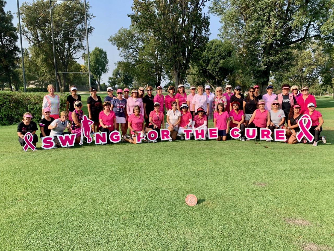 Swing For A Cure Donated Lawn Sign