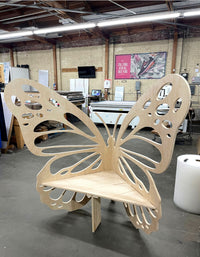 Wooden Butterfly Bench | Butterfly Chair