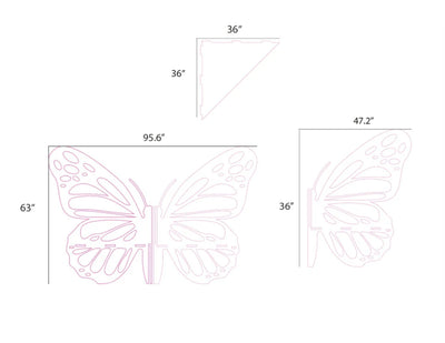 Wooden Butterfly Bench | Butterfly Chair