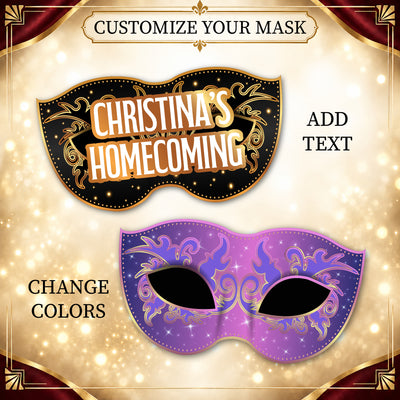 Masquerade Party Large Cutout | New Years Party Decoration