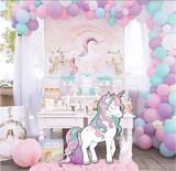 44" Large Unicorn -Party Decoration - Unicorn Birthday Party, Pastel Unicorn, Rainbow unicorn baby shower