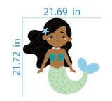 Mermaid Theme birthday party, Under the Sea Personalized. Mermaid Baby shower, Large mermaid prop