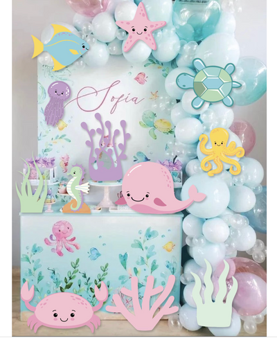 Underwater theme party, Sea creatures party