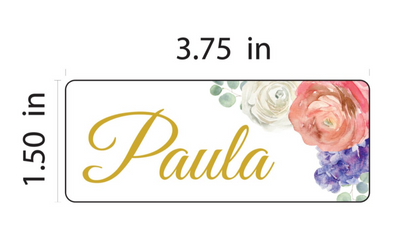 Clear Acrylic Name Plate For Wedding Table Decor - Personalized Acrylic Name Tag for flower bar party, bridal shower