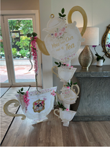 Tea Cup and Teapot Cutout | Mother's Day Tea Decoration