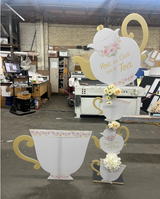 Tea Cup and Teapot Cutout | Mother's Day Tea Decoration