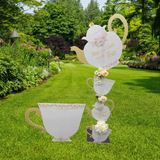 Tea Cup and Teapot Cutout | Mother's Day Tea Decoration