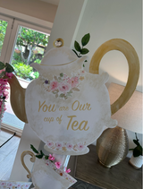 Tea Cup and Teapot Cutout | Mother's Day Tea Decoration