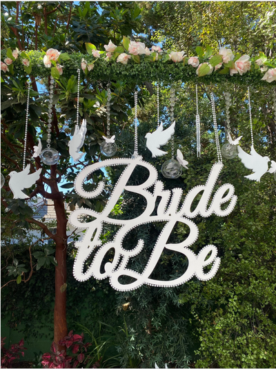 Large "BRIDE to be" Cutout | Backdrop sign only